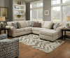 1657 Sectional in Boston Linen - with Reversible Chaise
